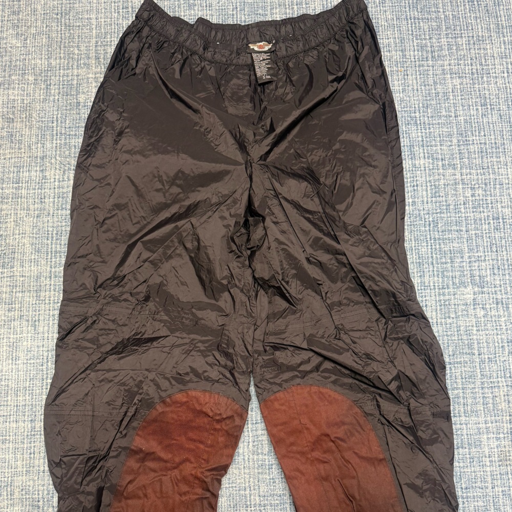 Harley-Davidson Vintage 90s Riding Rain Pants- Size XL